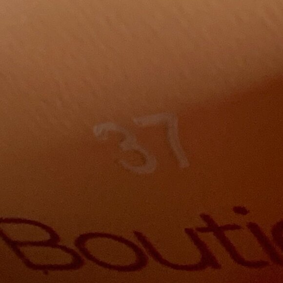 Women Faux Leather Knee High Boots Fold Over Pointed Toe Gold Hardware - Picture 8 of 8